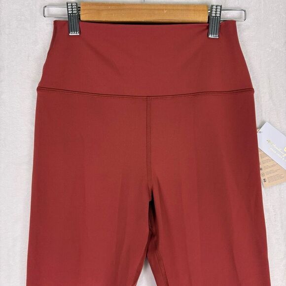 New Spiritual Gangster Brick Red Ada High Waisted 7/8 Leggings Size Medium - Picture 2 of 15